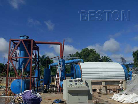 watste plastic pyrolysis plant