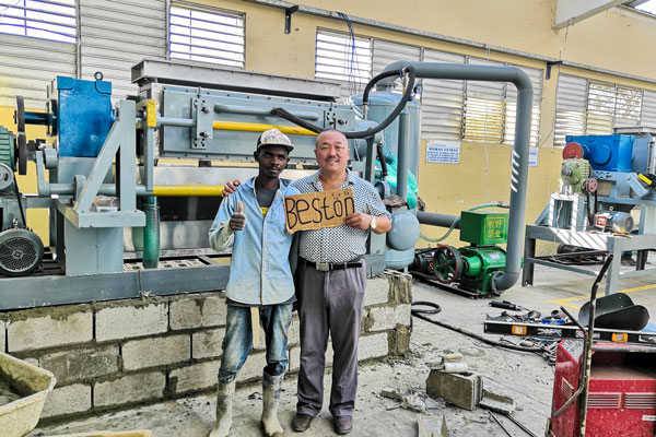 Beston Pulp Molding Machine Engineers in Dominica